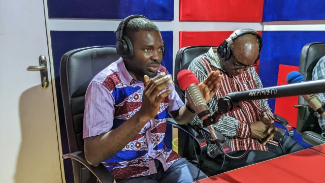 community forum on the 2019 gheiti report at ark fm sunyani- bono region